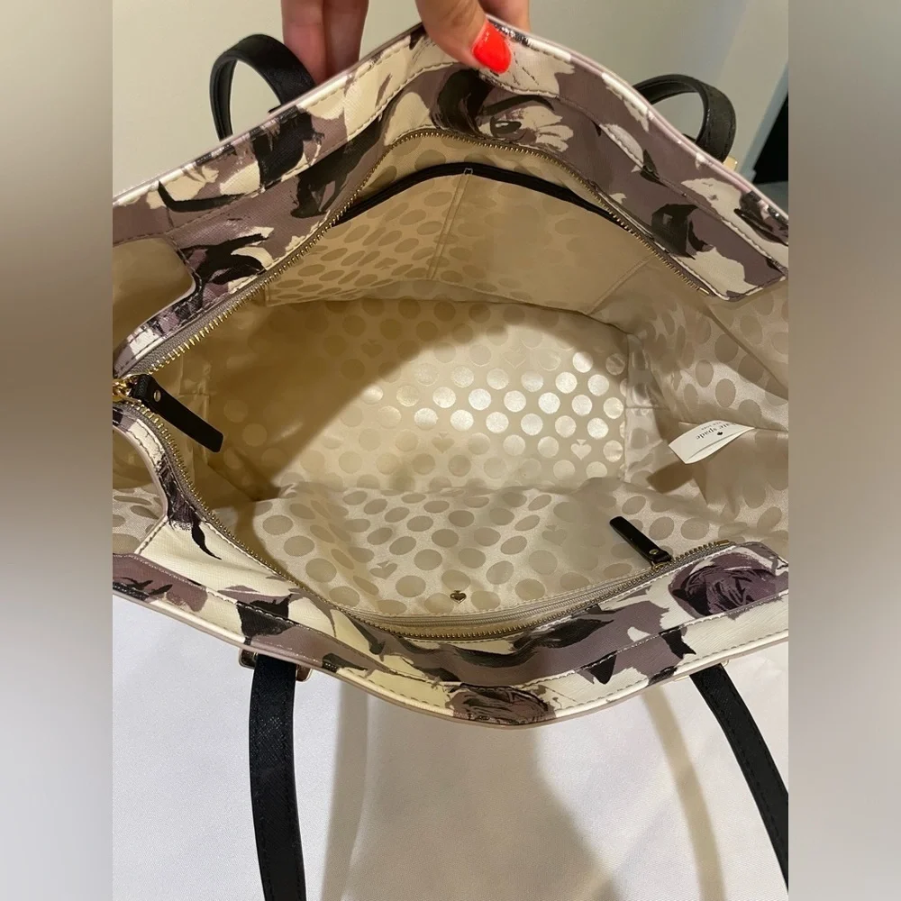 💕 Kate Spade Floral Design Tote EUC ❤️ 👜